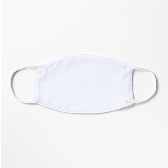 Blue Plaid Gingham Face Mask - Picture 2 of 3